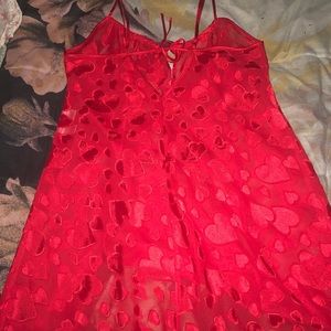 Fredricks Of Hollywood Heart printed dress